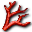 Rama Árbol Rojo Fantasma